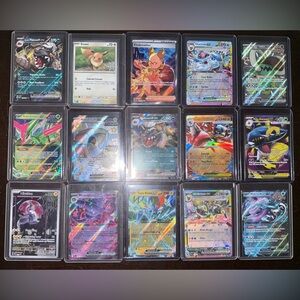 A bundle of 15 Pokemon cards! All mint condition! 100% authentic!